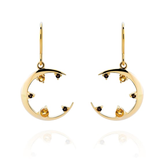 Orphelia 'Eline' Dames 925 Sterling Zilveren Set: Ketting + Oorbellen + Ring - Gouden SET-7497/G - Image 2