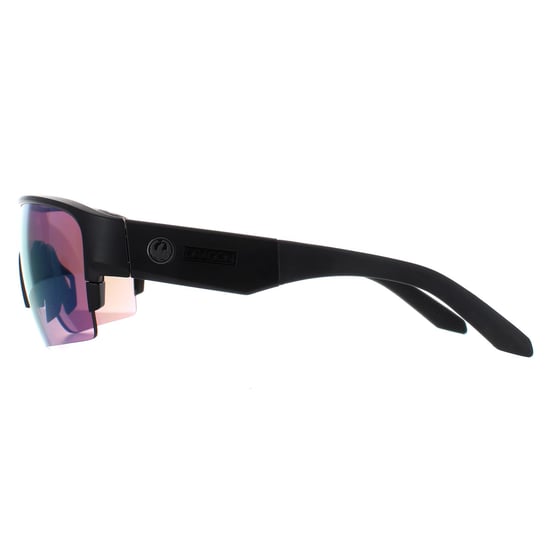 Dragon Semi Rimless Mens Matte Black Lumalens Purple & Spare Tracer X