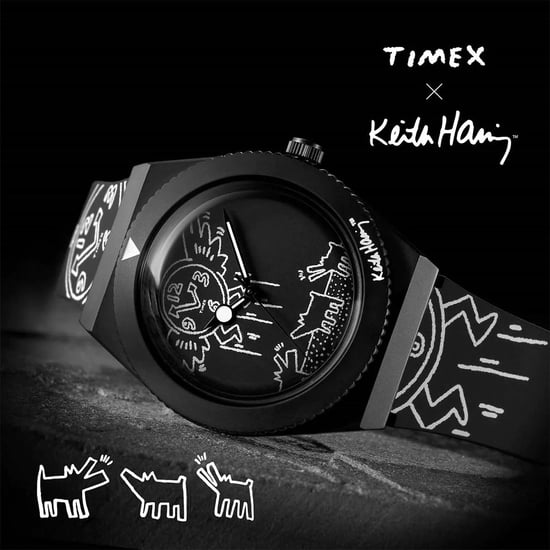 Timex Keith Haring X Q Heren Zwarte Horloge TW2W25600 - Image 5