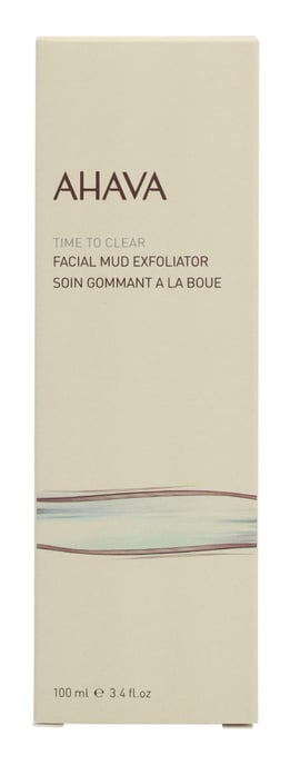 Ahava Time To Clear Facial Mud Exfoliator 100ml. - Image 2