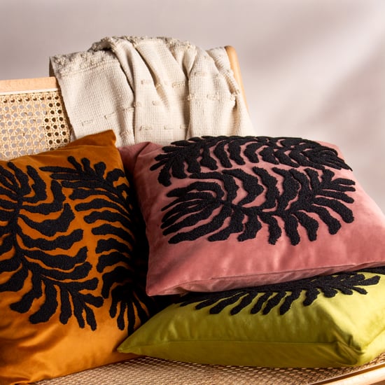 furn. Maldive Botanical Velvet Tufted Cushion Cover - Image 6