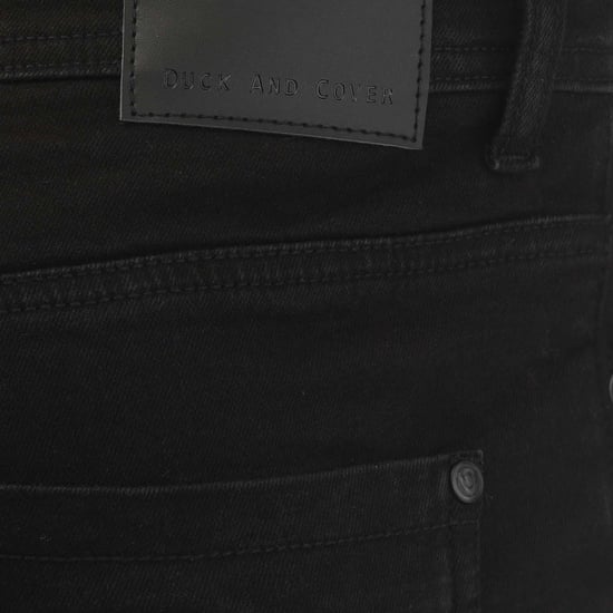 Men's Duck and Cover Zeki Denim Shorts in Black