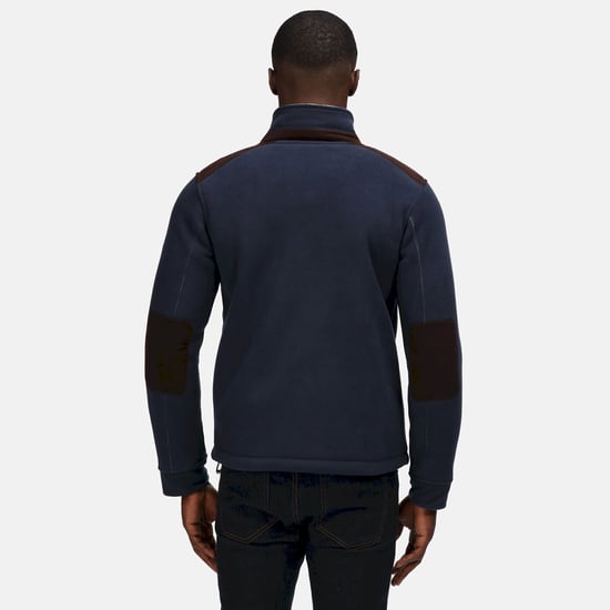 Regatta Mens Faversham Full Zip Fleece Jacket (Navy)