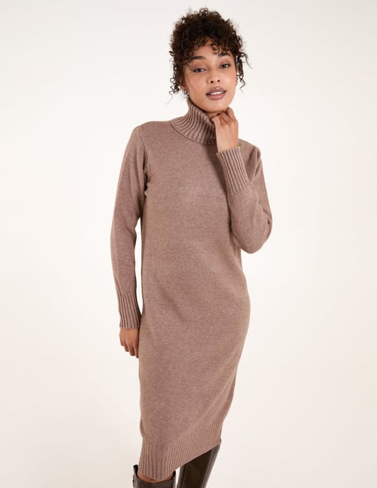 Roll Neck Jumper Dress