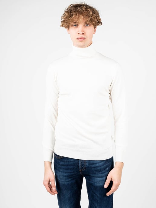Xagon Man Pullover Turtleneck Men's Off-White - Image 3