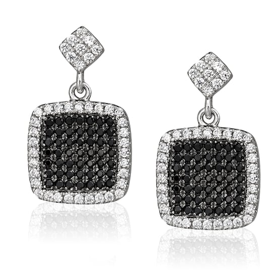 Orphelia Dames 925 Sterling Zilver Hangoorbellen - Zilver ZO-5231 - Image 1