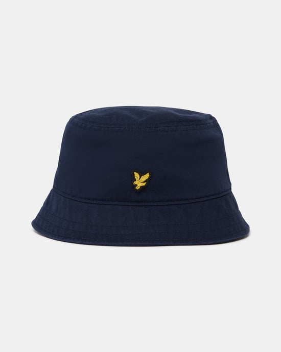 Lyle & Scott Bucket Hat in Navy - Image 3