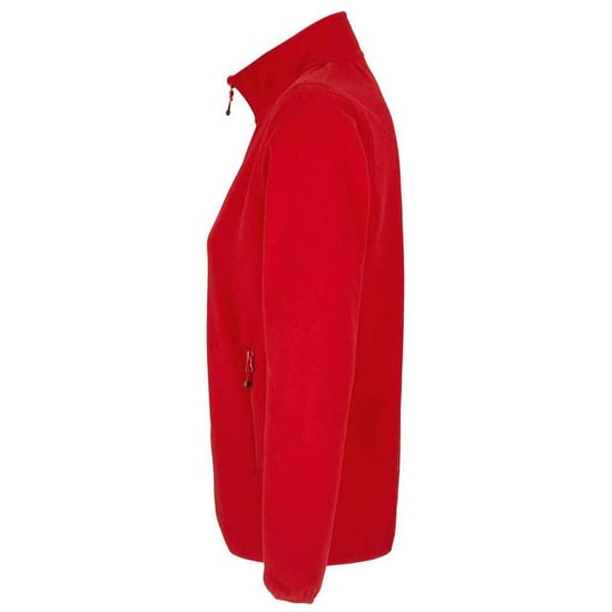 SOLS Womens/Ladies Factor Microfleece Recycled Fleece Jacket (Red) - Image 2