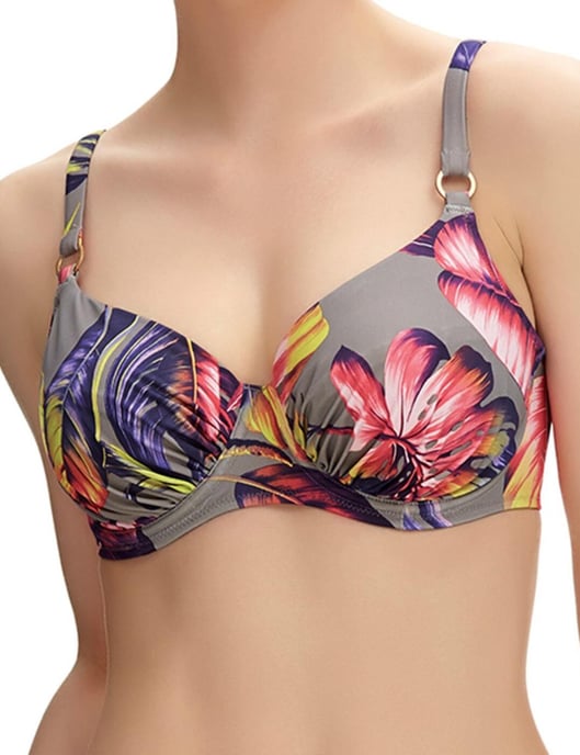 Fantasie Kuramathi Gathered Full Cup Bikini Top Multi