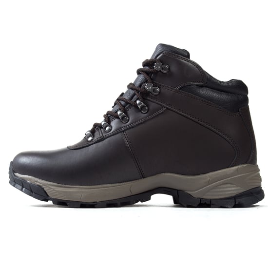Hi-Tec Eurotrek Lite Waterproof Faux Leren Heren Donker Chocolade Wandelschoenen - Image 3