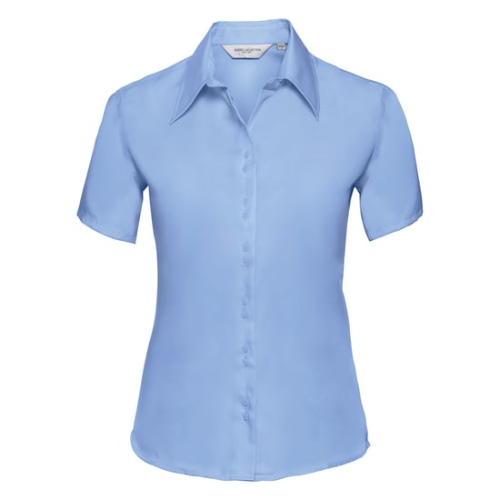 Russell Collectie Dames/Dames Korte Mouwen Ultiem Niet-Ijzershirt (Heldere lucht) - Image 1