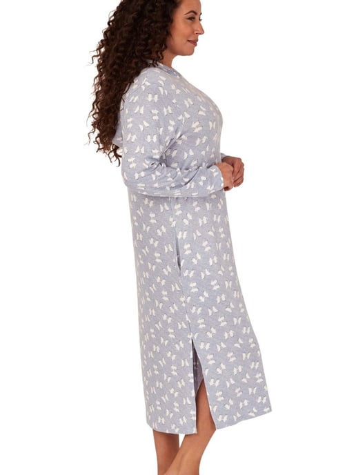 Penguin Print Hooded Lounge Dress