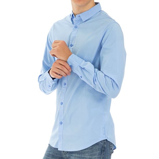 Armani Exchange Men Shirt Full sleeve Light Blue - Image 2