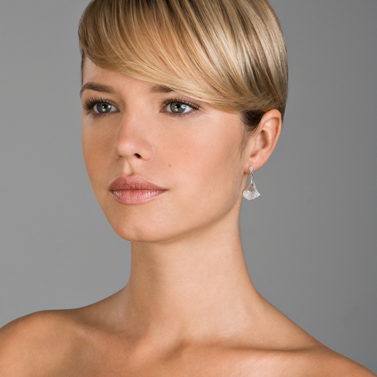 Orphelia Women's 925 Sterling Silver Drop Earrings - Silver ZO-5935