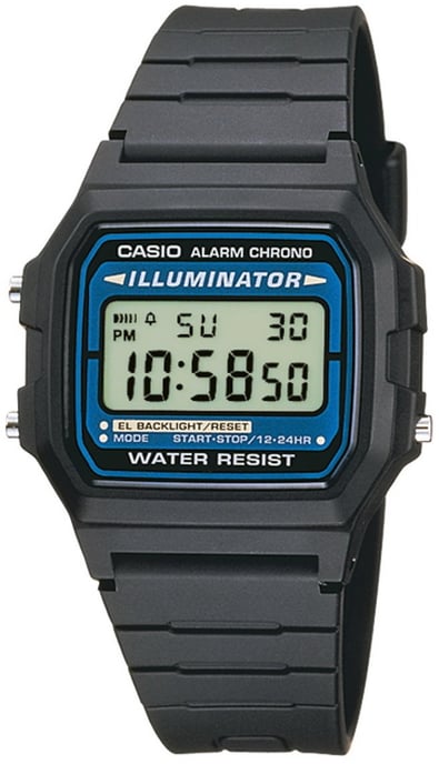 Casio Casio Collection Men's Black Watch F-105W-1AWYEF