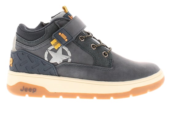 Jeep Boys Walking Boots Junior Michegan Star mid jb Lace Up navy