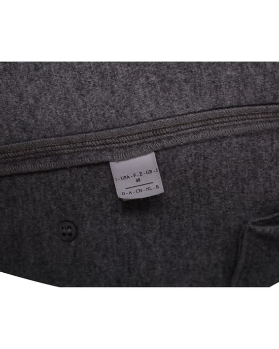 Brunello Cucinelli Single-Breasted Coat in Grey Wool