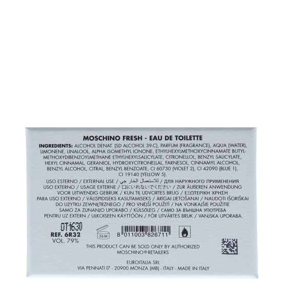 Moschino Fresh Couture Eau de Toilette 100ml Spray For Her - Image 2