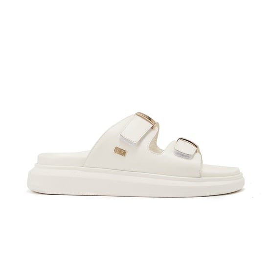 Larissa Nappa Cream Sandals