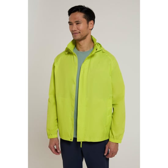 Mountain Warehouse Mens Pakka II Waterproof Jacket (Lime) - Image 1