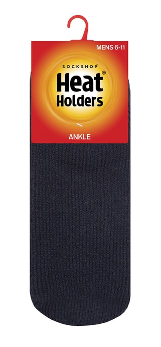 Heat Holders - Thermal Trainer Socks för herrar | Low Cut-strumpor för vintern - Marin - Image 2