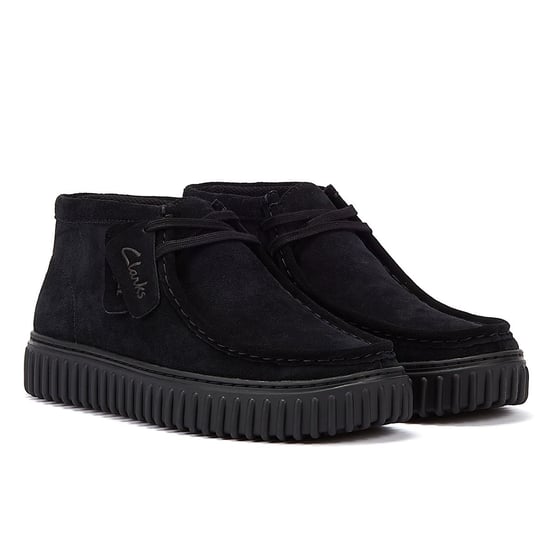 Clarks Originals Torhill Hi Suede Herenlaarzen Zwart - Image 1