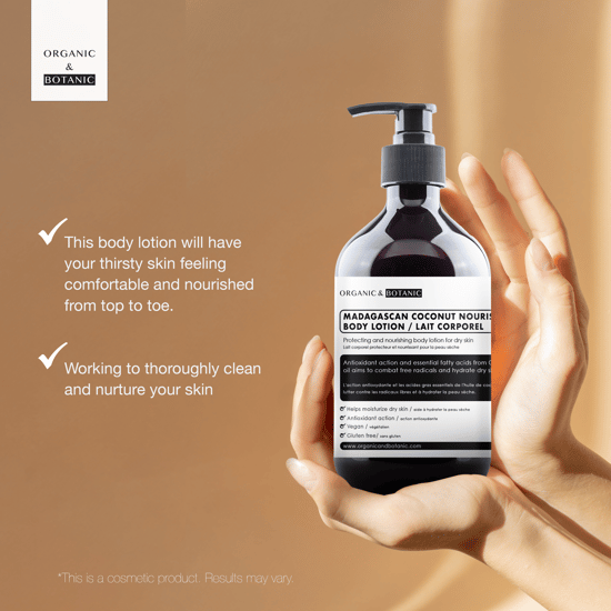 Organic & Botanic Madagascan Coconut Body Lotion 500ml
