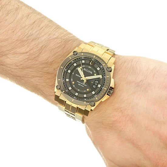 Bulova Precisionist Heren Gouden Horloge 98D156 - Image 3