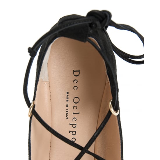 Dee Ocleppo Womens Ballerina Black OC3413 CAMOSCIO NERO
