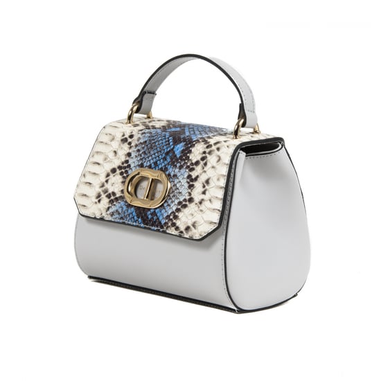 Dee Ocleppo Womens Portofino Crossbody N862 RUGA PITONE BLUE