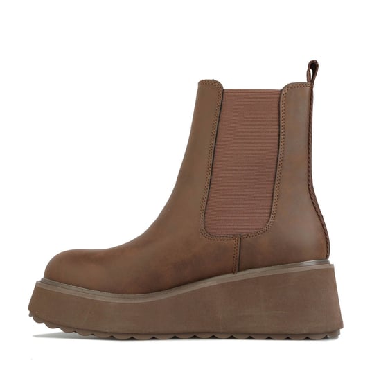 Women's Rocket Dog Heyday Platform Chelsea Boots in Brown