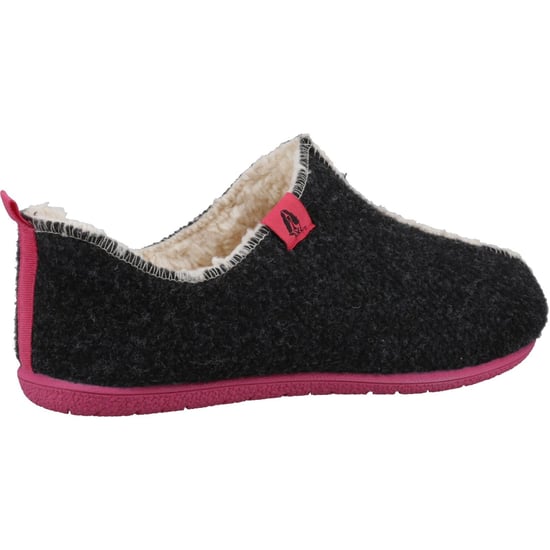 Hush Puppies Good Recycled RPET Polyester Women's Charcoal Slippers - Image 2