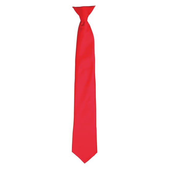 Premier Unisex Adult Satin Tie (Strawberry Red) - Image 1
