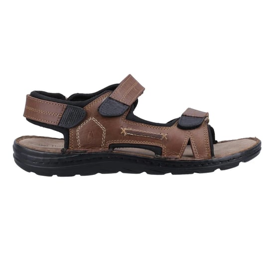 Hush Puppies Heren Alistair Leren Sandalen (Tan) - Image 1