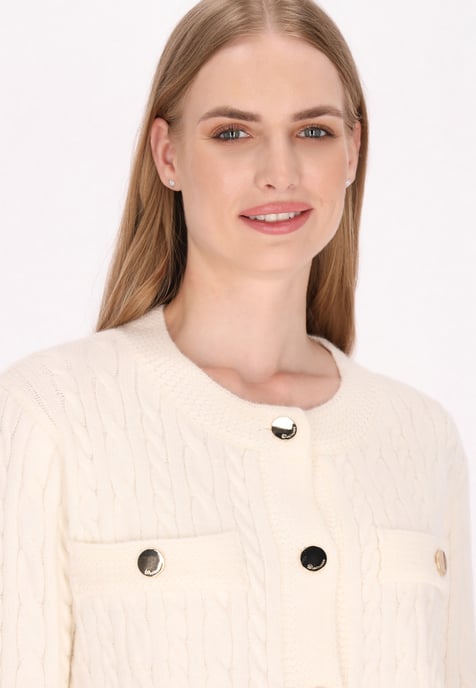 Dreimaster Vest Dames wolwit - Image 5