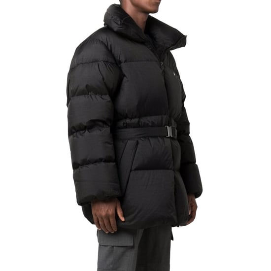 Off-White Tuc Detail Puffer Black Down Jacket