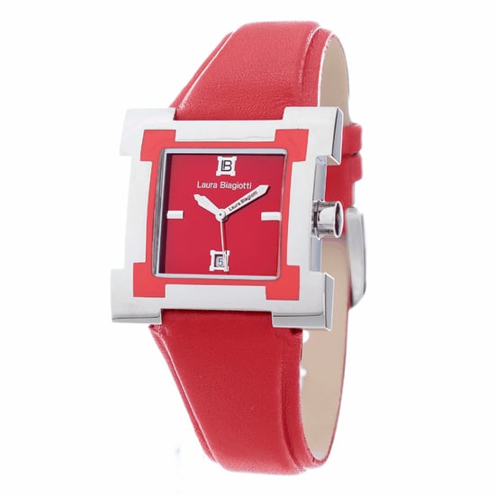 Laura Biagiotti Ladies Watch  Quartz  silver red - Image 1