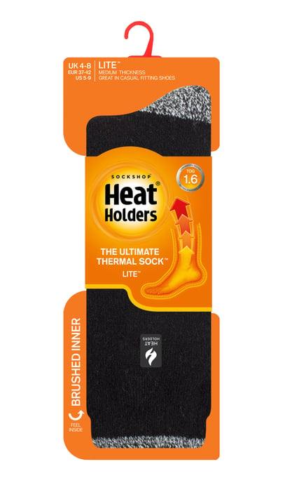 Heat Holders Lite - Isolerade termostrumpor för kvinnor | flera mönster inklusive Argyle Stripes Hearts Stars | varma strumpor för vintern - svart / vit H&T (Teneriffa) - Image 2