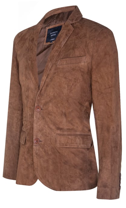 Blazer suède jas Zachte Italiaanse leren jas - Image 2