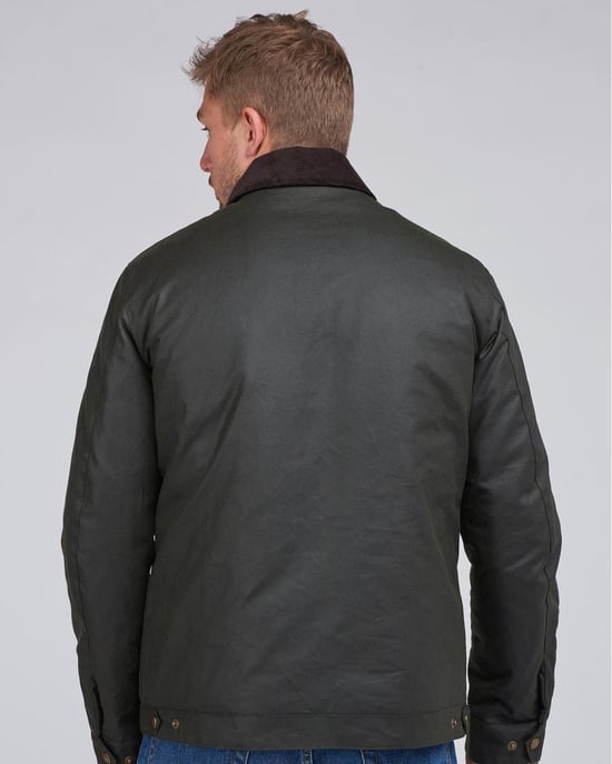 Barbour International Workers Wax Mens Jacket - Image 4