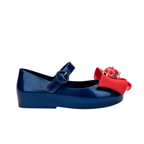Sweet Love x Snow White Metallic Blue/Red Flats - Image 1
