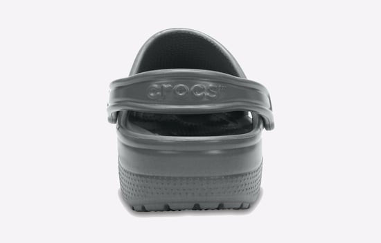 Crocs Classic Croslite Gummi Skiffergrå Tofflor - Image 3