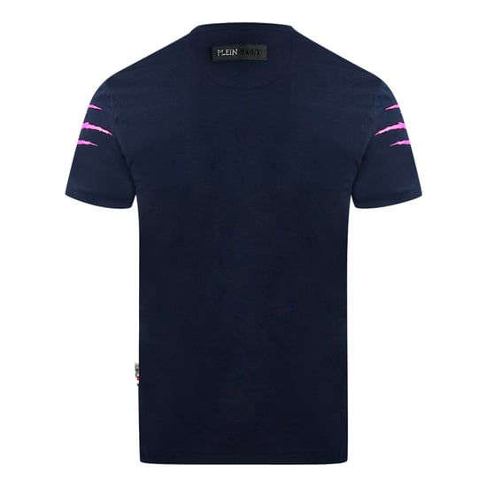 Plein Sport Tiger Scratch Navy Blue T-Shirt - Image 2