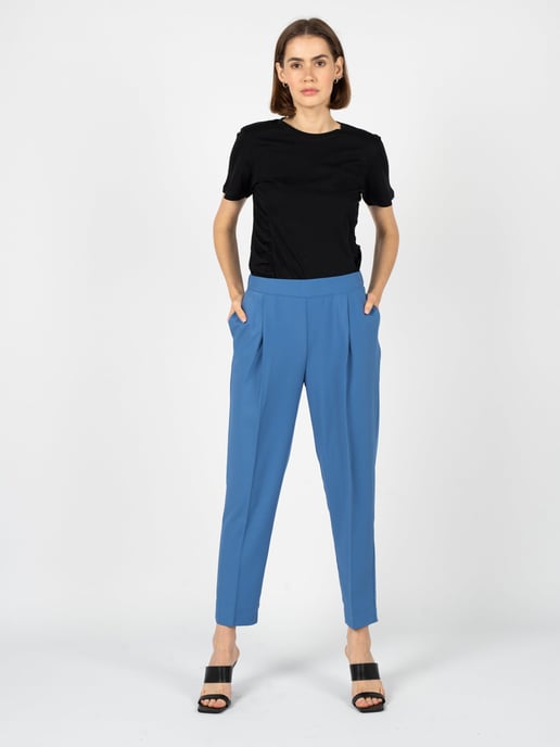 Silvian Heach Trousers Woman's Blue - Image 4