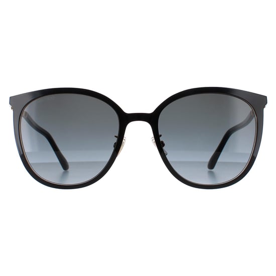 Jimmy Choo Cat Eye Womens Black Gold Dark Grey Gradient ORIA/G/SK - Image 1