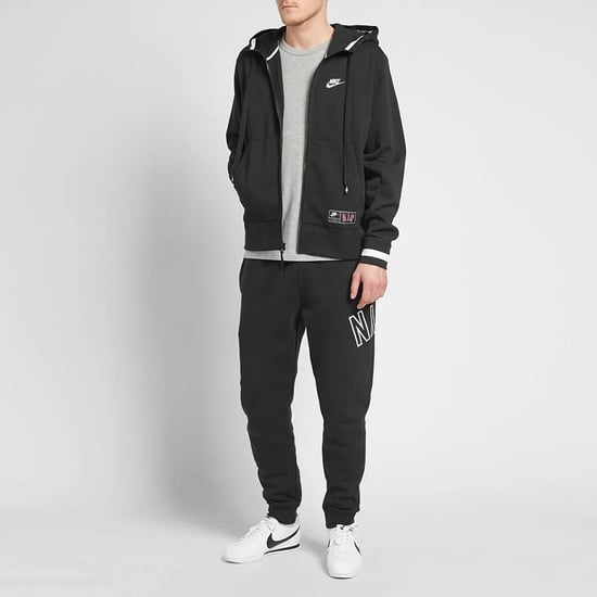 Nike Air trainingspak voor heren met doorlopende ritssluiting volledig in zwart - Image 1