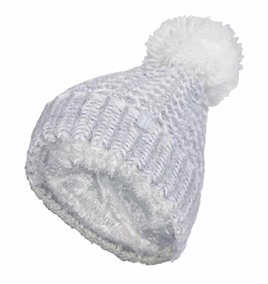 Ladies Fleece Fodrad Cuffed Termisk Vinter Bobble Mössa med Pom Pom - Image 1