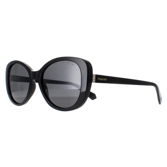Polaroid Butterfly Womens Black Grey Polarized PLD 4154/S/X