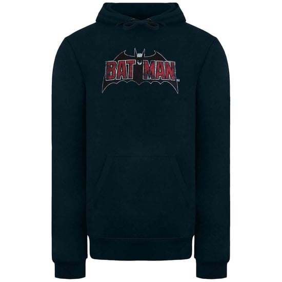 DC Comics Vintage Batman Logo Mens Green Hoodie - Image 1