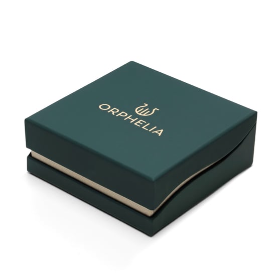 Orphelia 'Novel' Dames 925 Sterling Zilveren Set: Ketting + Ring - Gouden SET-7534 - Image 4